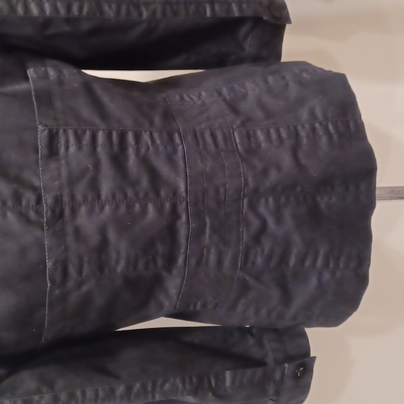 Marc by Marc Jacobs Stretch Cotton Button Front Cropped Sleeve Jacket- Sz. 10 - Picture 10 of 11